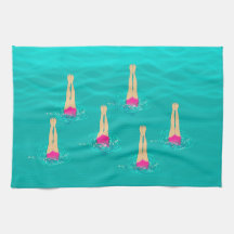 Artistic Swimmers - Swimming Under Water 