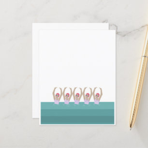 Artistic Swimmers Synchro Swimming Design Paper
