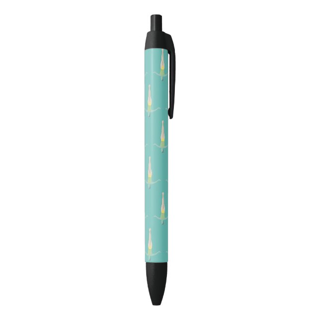 Artistic Swimming Black Ink Pen (Bottom (Vertical))