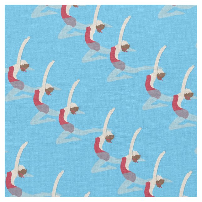 Artistic Swimming Fabric (Close Up)