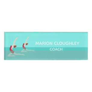 Artistic Swimming Name Tag