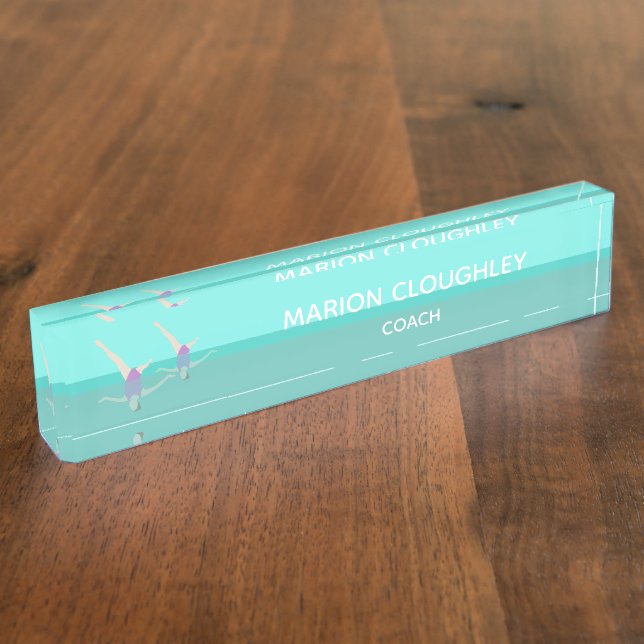 Artistic Swimming Nameplate (Side)