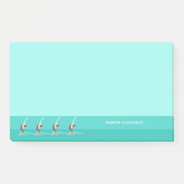 Artistic Swimming Post-it Notes (Front)