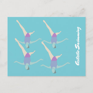Artistic Swimming Postcard