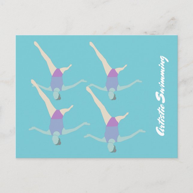 Artistic Swimming Postcard (Front)