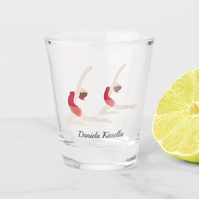 Artistic Swimming Shot Glass (Front)