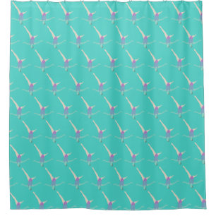 Artistic Swimming Shower Curtain
