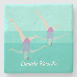 Artistic Swimming Stone Coaster