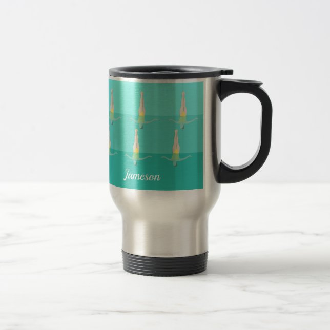 Artistic Swimming Travel Mug (Right)