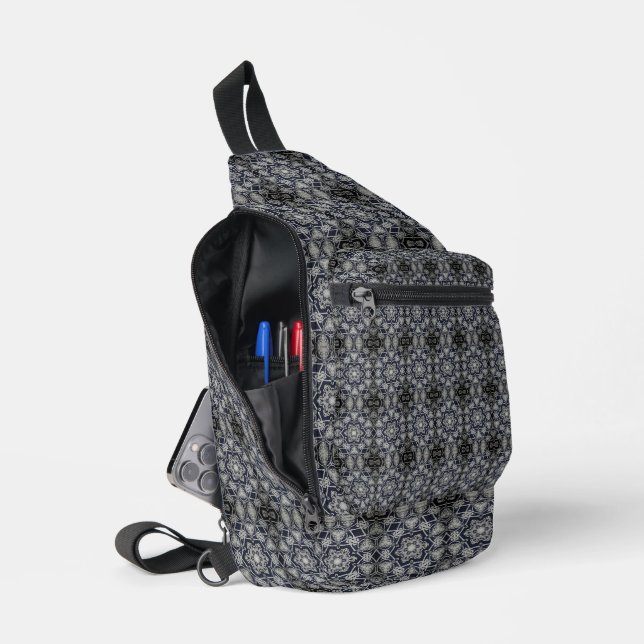  Artistic Symmetrical Classic Sling Bag (Open)