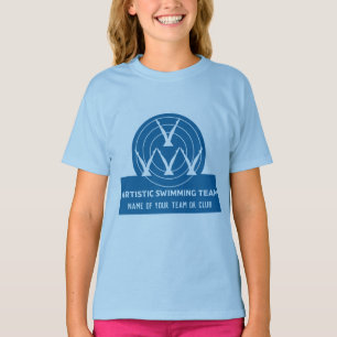 Artistic Synchronised Swimming Club Team T-Shirt