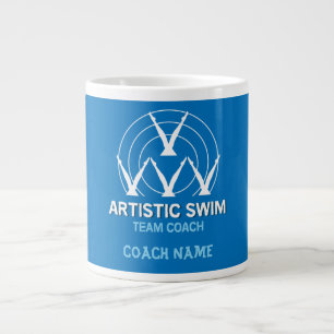 Artistic Synchronised Swimming Large Coffee Mug