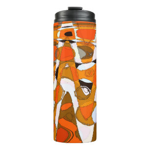 artistic tender wonderful transparent bright autum thermal tumbler