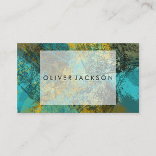 Artistic Texture Background Creative Business Card