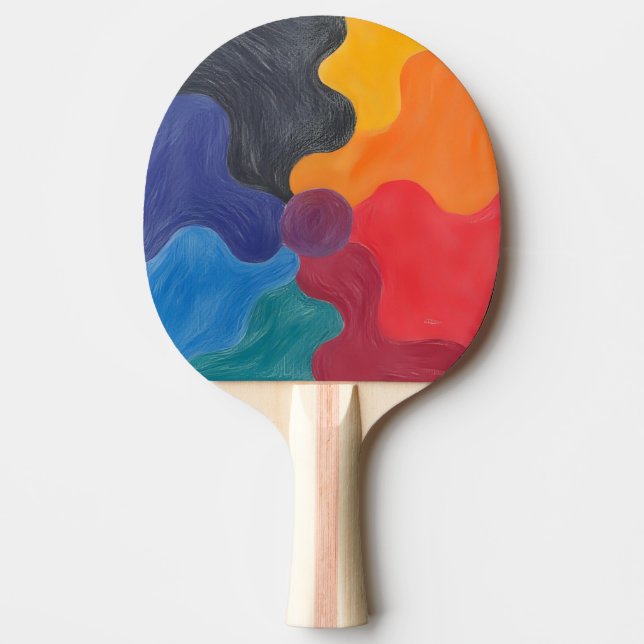 Artistic Thoughts Ping Pong Paddle (Front)