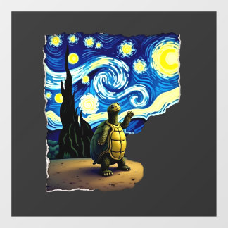 Artistic Turtle Shirt Starry Night Turtle (4)