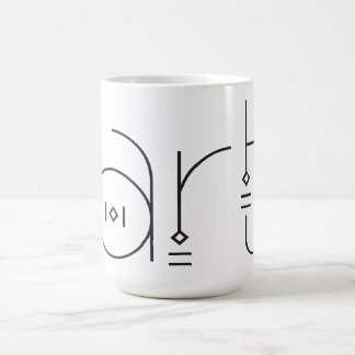 Artistic Typography ART  Coffee Mug