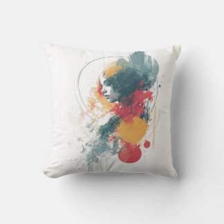 Artistic Unisex T-Shirt - Vibrant Abstract Design Cushion
