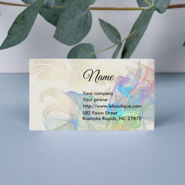 Artistic Volutes 2  Business Card (Creator Uploaded)