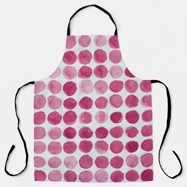 Artistic Watercolor Background Splash Apron (Front)