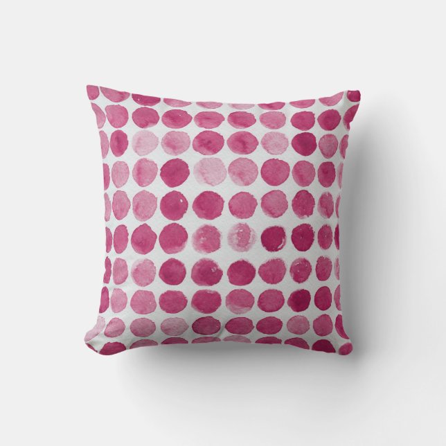 Artistic Watercolor Background Splash Cushion (Front)