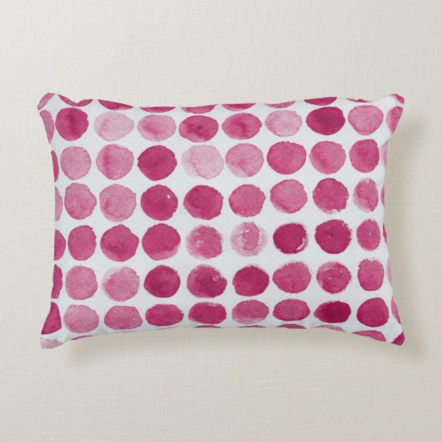 Artistic Watercolor Background Splash Decorative Cushion (Front)