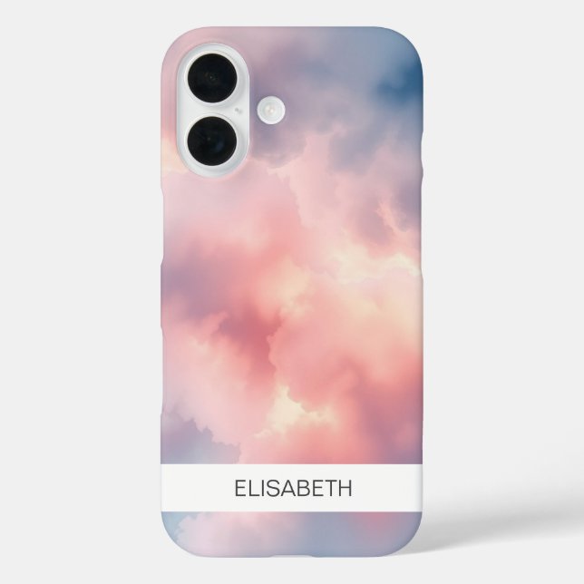 Artistic Watercolor Background | Your Name Case-Mate iPhone Case (Back)