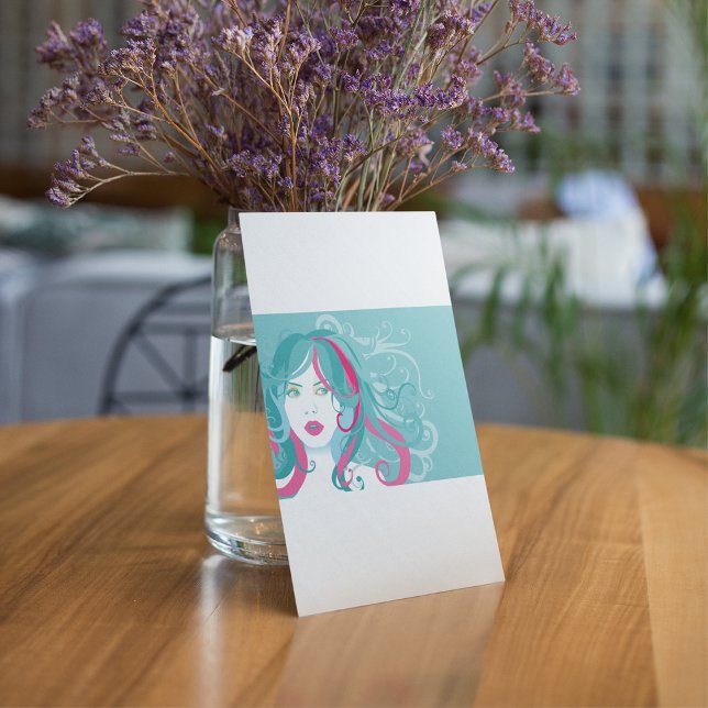 Artistic Woman Illustration Invitation (Creator Uploaded)