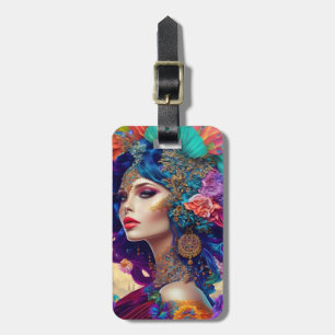 Artistic Women Acrylic Luggage Tag