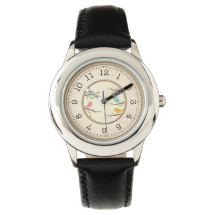 Artistic Working Beaver Wrist Watch - Funny Hand-D