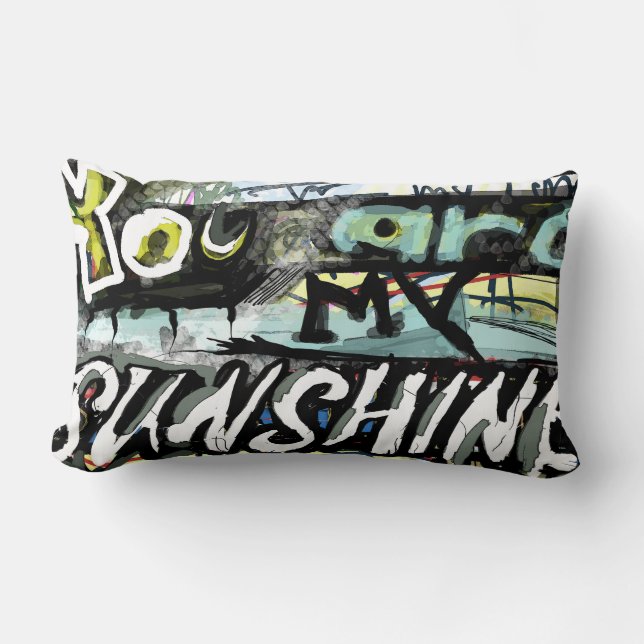 artistic you are my sunshine pillow (Front)