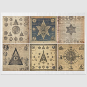 Artists and Crafters Mystical Occult Witchy  Tissue Paper