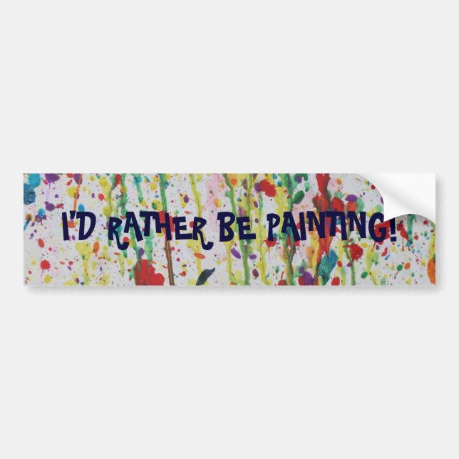 Artists Bumper Sticker (Front)