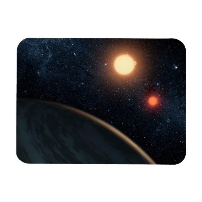 Artist's Concept Illustrating Kepler-16b. Magnet (Horizontal)