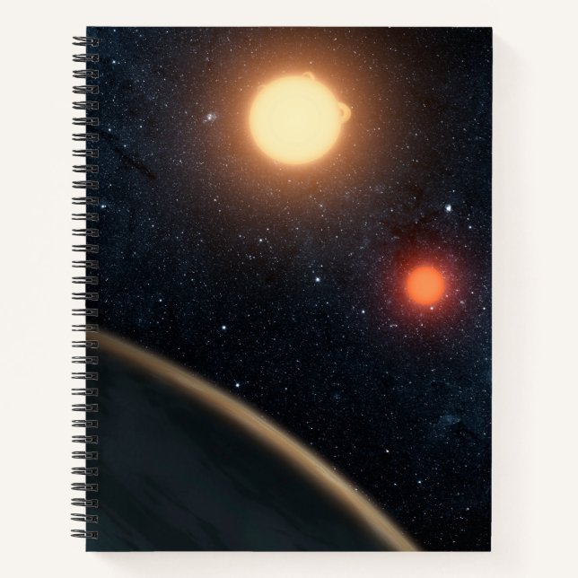 Artist's Concept Illustrating Kepler-16b. Notebook (Front)