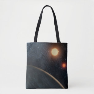 Artist's Concept Illustrating Kepler-16b. Tote Bag