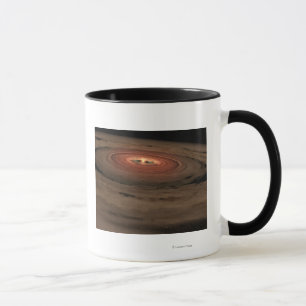 Artist's concept Mini Solar System in the Making Mug