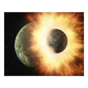 Artist's concept of a celestial body photo print