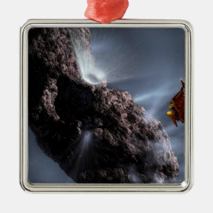 Artist's concept of Deep Impact's Encounter Metal Tree Decoration