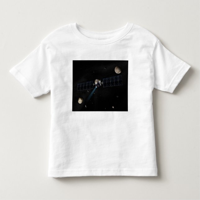 Artist's concept of the Dawn spacecraft in orbi Toddler T-Shirt (Front)