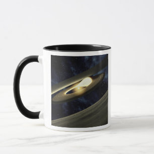 Artist's concept showing a lump of material mug