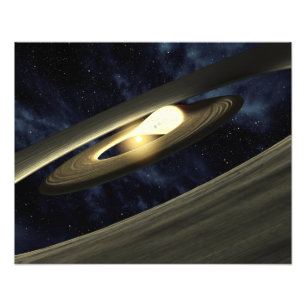 Artist's concept showing a lump of material photo print