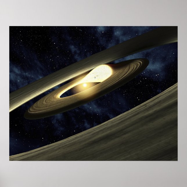 Artist's concept showing a lump of material poster (Front)