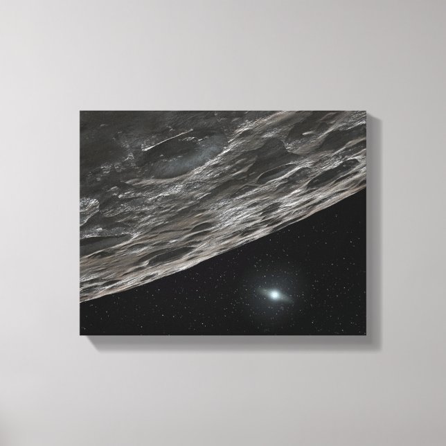 Artist's Conception of a Kuiper Belt Object Canvas Print (Front)