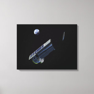 Artists conception of Spitzer Canvas Print