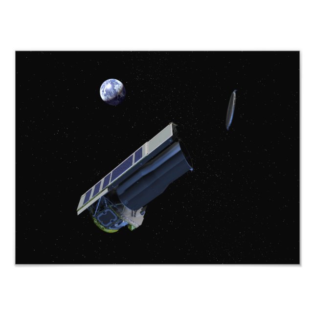 Artists conception of Spitzer Photo Print (Front)