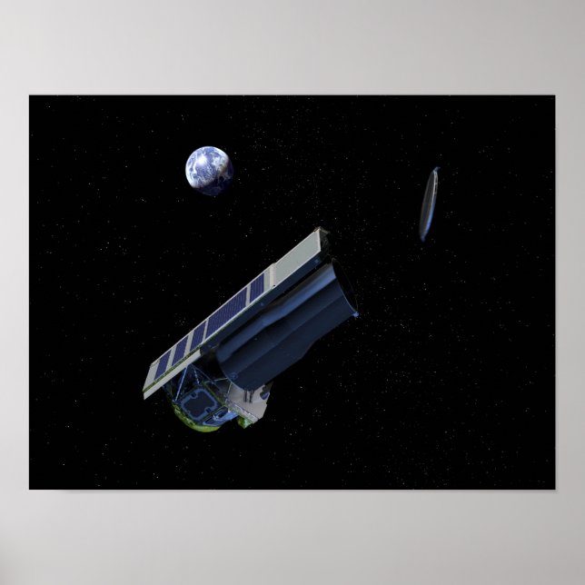 Artists conception of Spitzer Poster (Front)