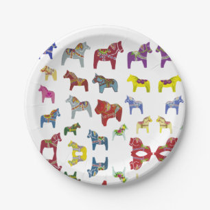 Artist's Dala horse Plate