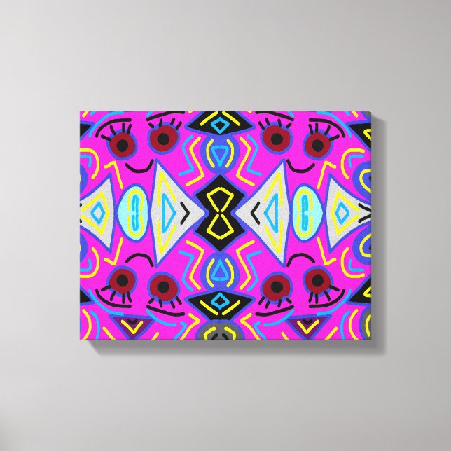 Artist's eyes canvas print (Front)