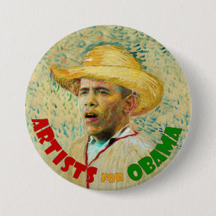 Artists for Obama: Vincent Van Gogh 7.5 Cm Round Badge
